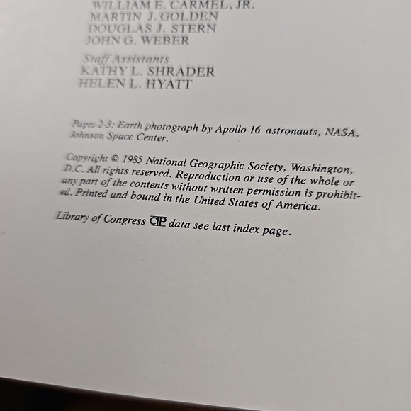 National Geographic Atlas of North America Large Format‎ HC Slipcove VTG '85 - Picture 11 of 14